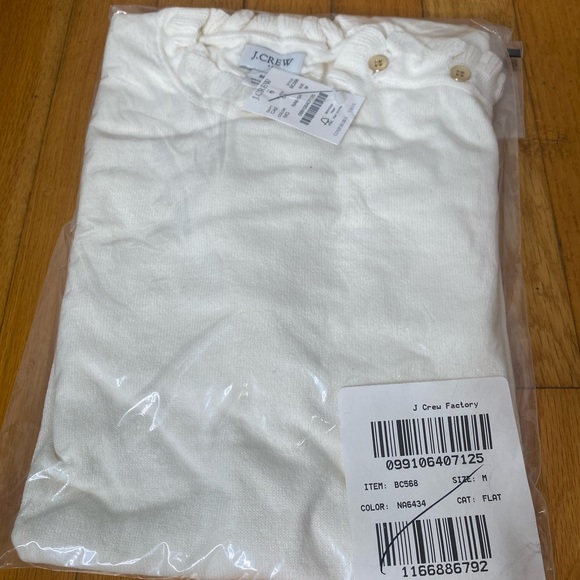 Jcrew Factory Ruffle sweater with buttons
Item BC568 - Picture 2 of 2